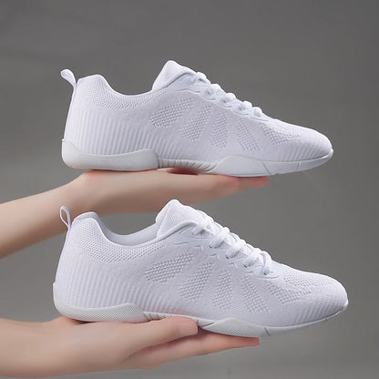 Marwoo Girls White Cheer Dance Sneakers Kids Lightweight Cheerleading Training Walking Tennis Women’s Fashion Sports Shoes 2316
