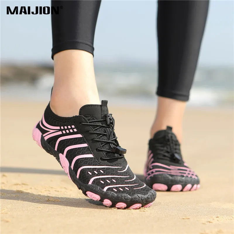 Pantofi de plajă „Barefoot Beach” pentru bărbați și femei, pantofi de apă de vară cu uscare rapidă, adidași pentru mers în apă în aer liber, pantofi ușori pentru sporturi acvatice