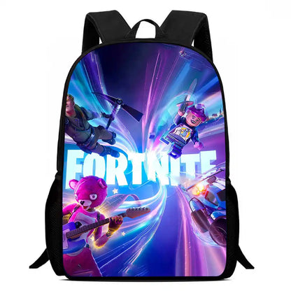 Kids School Backpack Cartoon Fortnite Bags for Girls Boys Durable Lightweight Large Capacity Breathable