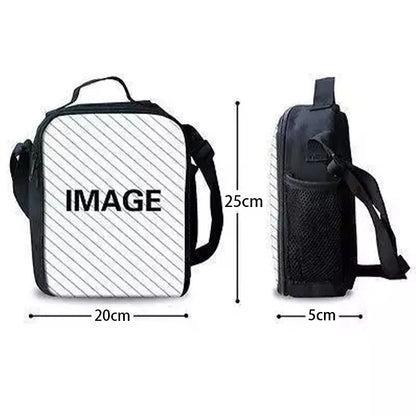 Classic Game Fortnite Child Insulated Large Capacity Bag for Boy Girl Student Outdoor Picnic Reusable Thermal Cooler Lunch Box