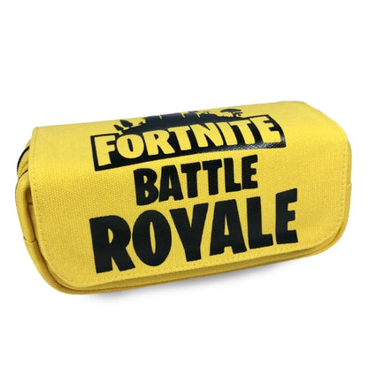 Fortnite Kids Pencil Bags Multifunctional Stationery Box Children's Large Capacity Double Layer Stationery Bag