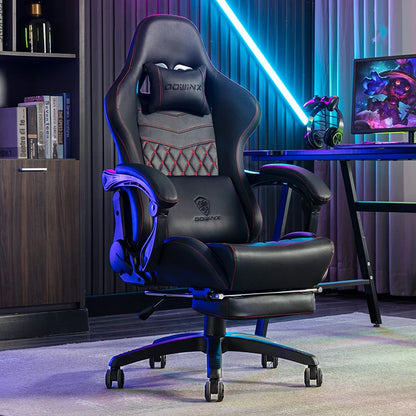 Ergonomic High Back Office Chair with Lumbar Support, Adjustable Reclining Swivel Computer Desk Chair for Home Office, Study & Bedroom