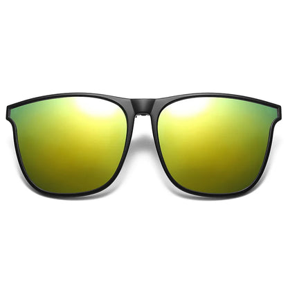 Polarized Rimless Men Clip On Sunglasse Glasses Narrow Clip-on Lenses Women Anti-glare Sunglasses UV400 Goggles New In