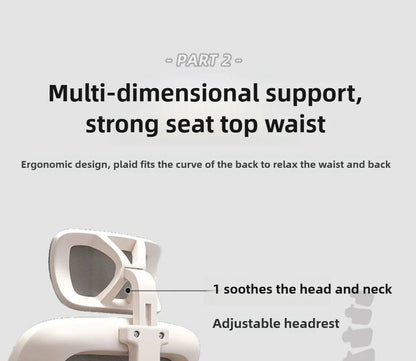 Ergonomic Office Chair with Comfortable Backrest, Computer Desk Chair, Student Study Chair, E-Sports Gaming Chair for Home Office