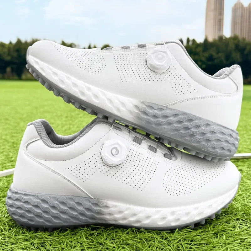 2026 New Golf Shoes Youth Anti-Slip Men's Walking Shoes Outdoor Lawn Athletic Shoes Professional Men's Golf Training Shoes