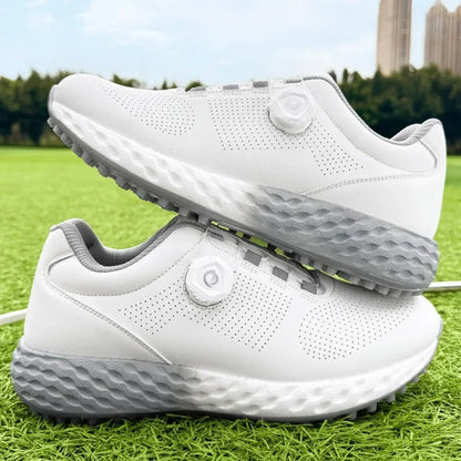 2026 New Golf Shoes Youth Anti-Slip Men's Walking Shoes Outdoor Lawn Athletic Shoes Professional Men's Golf Training Shoes