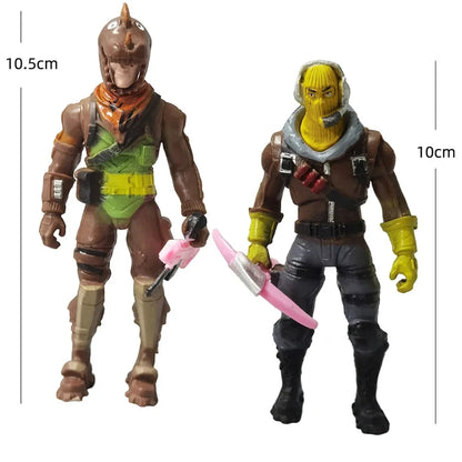 8Pcs/Set 10cm Fortnite Toys Action Figure Model Game Battle Royale Cool Toy Doll Kids Boys Fun Birthday Xmas Gift