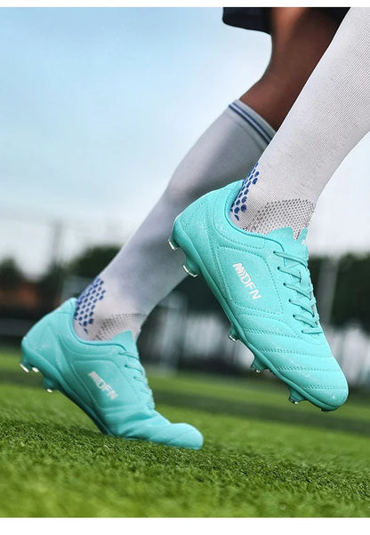 New Men's Football Boots Match Professional Sneakers Non-slip Soccer Shoes Outdoor Drop Shipping Unisex Training Sport Futsal