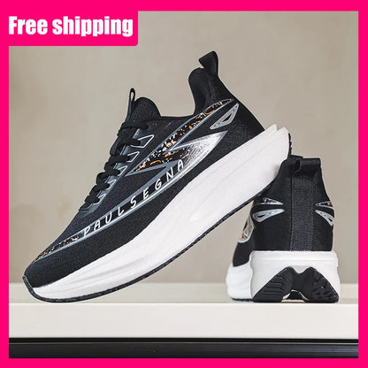 Men Running Shoes Professional Marathon Comfortable Breathe Mesh Sneakers Daily Fitness Anti Slip Shock-absorbing Jogging Shoes