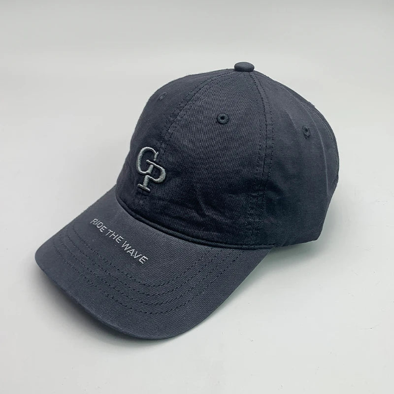 High-quality Letter Embroidery Kpop Men Women Baseball Hats Cotton Casual Ins Comfortable Unisex Fashion Sport Streetwear Caps