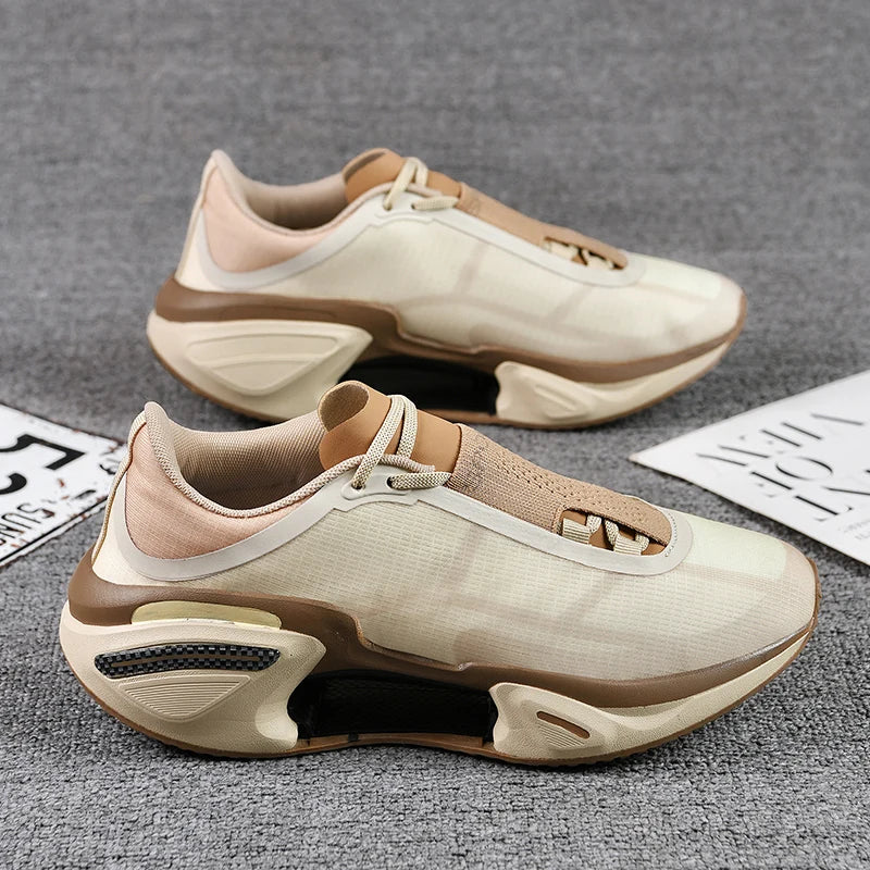 2026 New Men Sports Breathable Lightweight Comfortable Athletic Non-Skid Sneakers Daily Leisure Shopping Walking Marathon Shoes