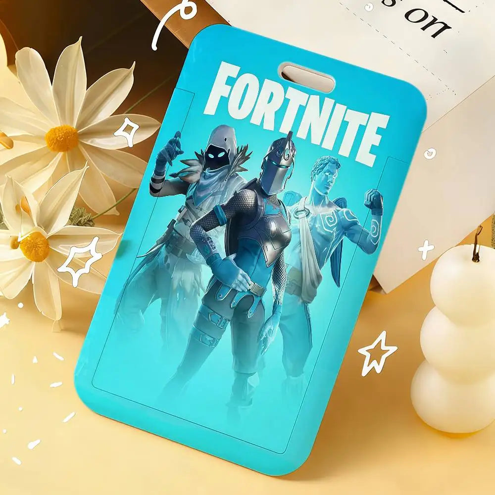 Hot Game F-FORTNITE Strap Lanyard Keychain ID Bus Card Cover Badge Holder Pass Hang Rope Lariat Gifts Keys Accessories