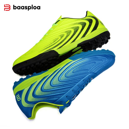 Baasploa Pantofi de fotbal pentru bărbați, marca Comfort, ușori, pentru antrenament pe gazon, pantofi profesioniști de fotbal, adidași moi pentru bărbați, antiderapant