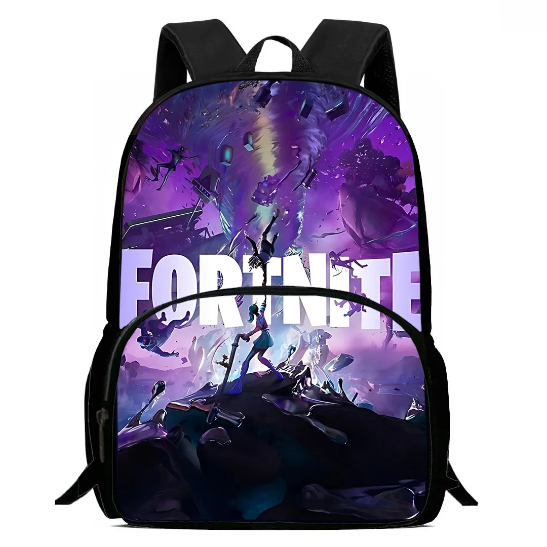 Hot Game Child Backpacks Lunch Bag Pencil Case Pupil Large Capacity School Bags Design-Fortnite For Boy Girl Best Gift