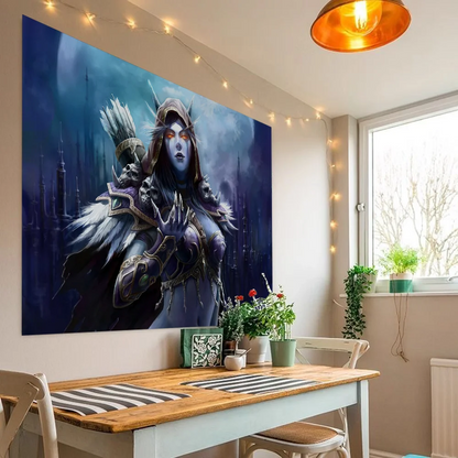 Game World of Warcraft Colorful Flag Wall Hanging Bohemian Wall Banner Mandala Indoor Art Decor