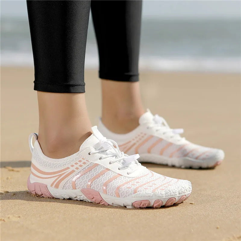 Pantofi de plajă „Barefoot Beach” pentru bărbați și femei, pantofi de apă de vară cu uscare rapidă, adidași pentru mers în apă în aer liber, pantofi ușori pentru sporturi acvatice