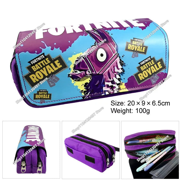 Fortnite Wallets for Kids Anime Fortnite Wallet Cartoon Card Holder Bag Leather Short Purse Fashion Folded Purses Boys Gift