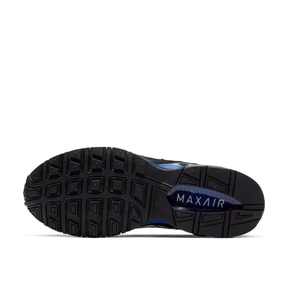 Nike Air Max Torch 4 moški nizki tekaški copati za trening – črni/beli/modri, dihalna oblika, udobje skozi ves dan CW7026-100