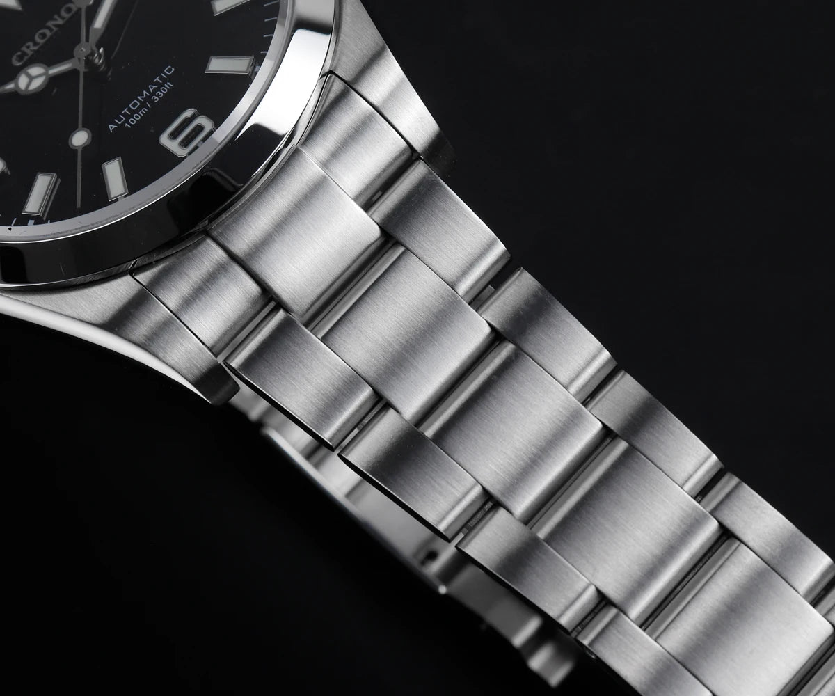 Cronos Luxury Men Watches 36mm Explore Climbing Series Couples Sport Watch NH35 PT5000 Unisex Automatic Mechanical Watch 10Bar