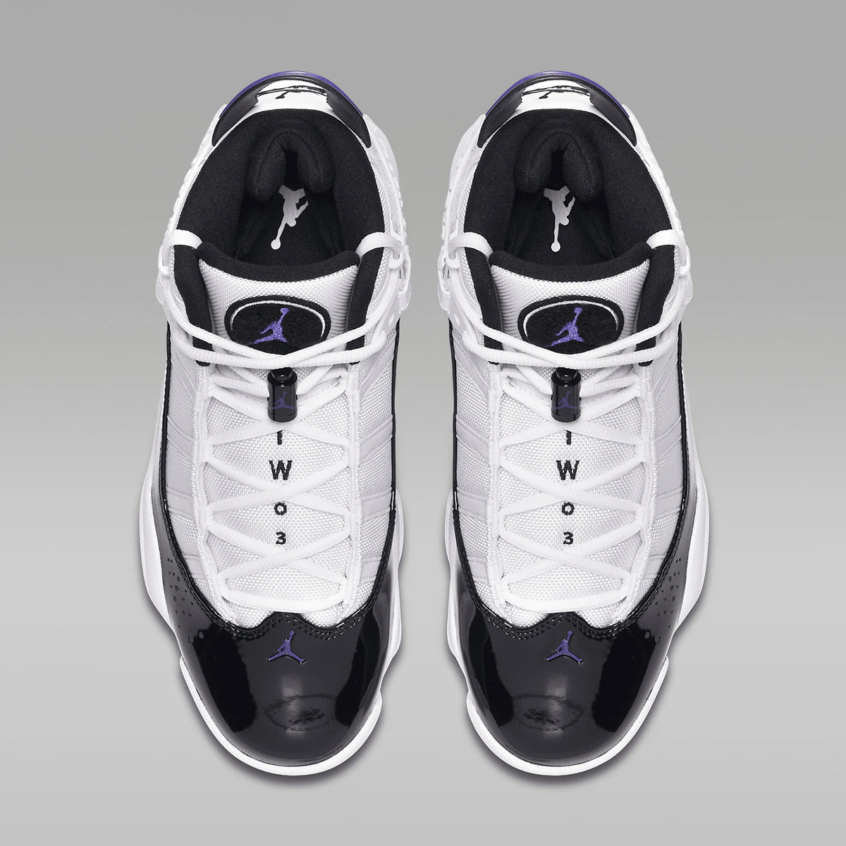 „Nike“ oficialūs, autentiški „JORDAN 6 RINGS“ vyriški sportiniai krepšinio bateliai su amortizacija 322992-104