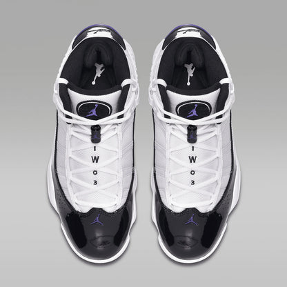 „Nike“ oficialūs, autentiški „JORDAN 6 RINGS“ vyriški sportiniai krepšinio bateliai su amortizacija 322992-104