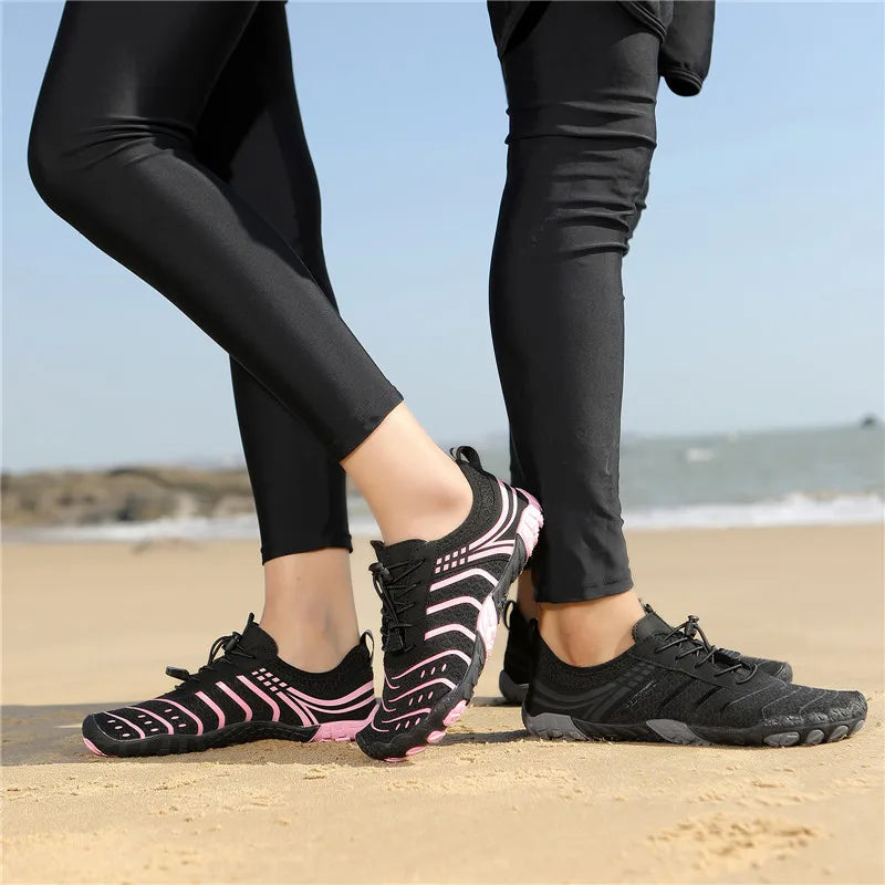 Pantofi de plajă „Barefoot Beach” pentru bărbați și femei, pantofi de apă de vară cu uscare rapidă, adidași pentru mers în apă în aer liber, pantofi ușori pentru sporturi acvatice