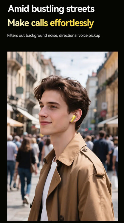Acer Ohr548 Wireless Bluetooth Headphones with In-Ear Design, Anc Call Noise Reduction, Charging Case, Stereo Sound Effect, Low Latency for Gaming, Comfortable Fit for Sports, Running, and Fitness
