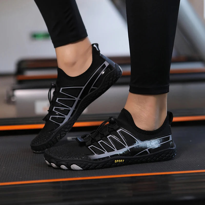Men Beach Aqua Shoes Women Barefoot Water Swimming Fitness and Cross-Train Shoes Summer Outdoor Wading Shoes Big Size 48 49 50