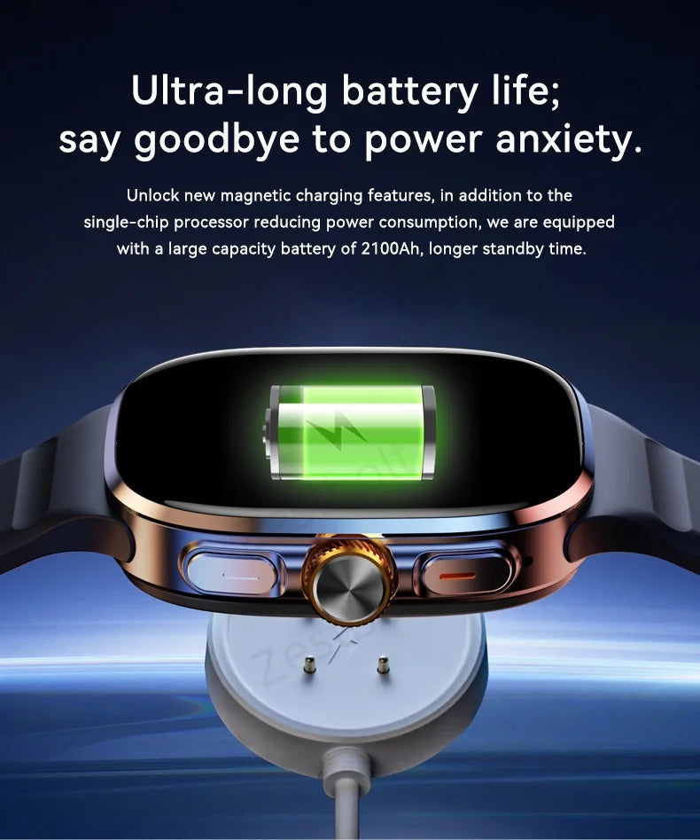 M99 Smartwatch 5G With 2.4inch Amoled Screen 900W Rotating Camera WIFI GPS Position Compass NFC Bluetooth Smart Watch Men Women