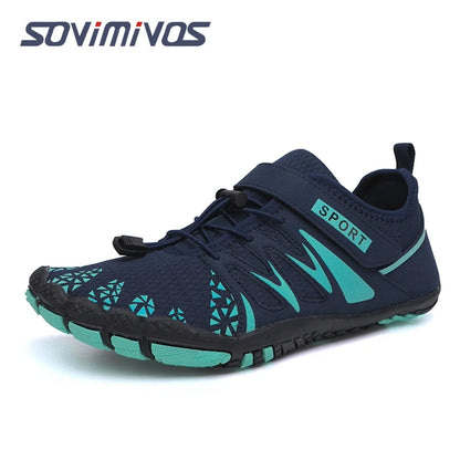 Men's Trail Running Shoes, Lightweight Athletic Zero Drop Barefoot Shoes Non-Slip Outdoor Walking Minimalist Shoes for Women