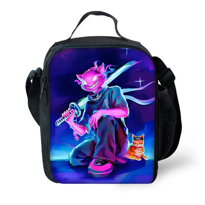 Hot Game Design Child Backpacks Lunch Bag Pencil Case Large Capacity School Bags for Boys and Girls Best Gift Fortnite