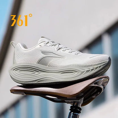 361 Degrees PopBlaze 5 Herren-Laufschuhe – Neue Dämpfung, dicke Sohle, atmungsaktiv, rutschfest, Outdoor-Jogging, Herren-Sneaker 672532212