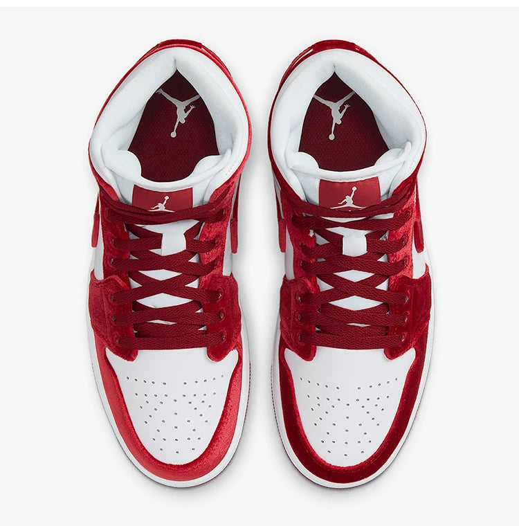 Nike genuine JORDAN women's mid top classic wear-resistant sports board shoes FZ3334-100