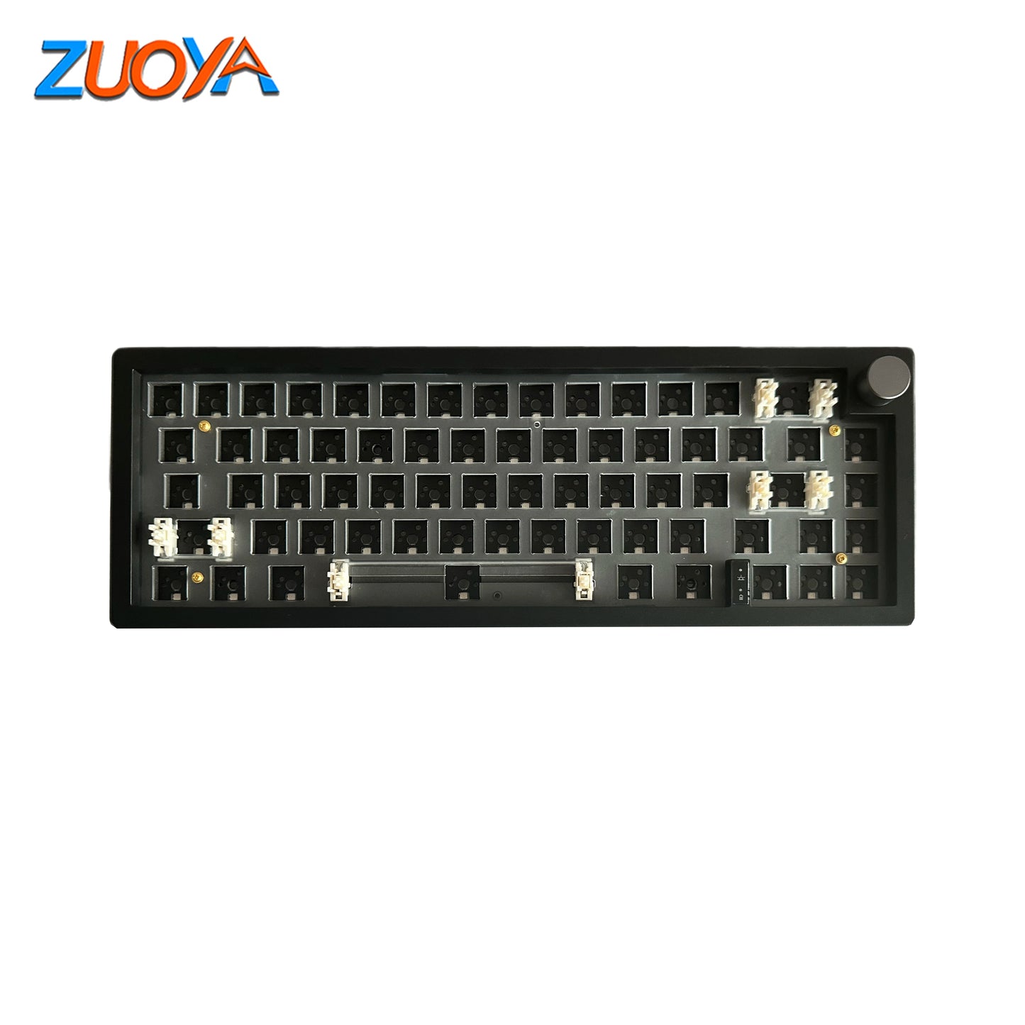 Kit tastiera meccanica personalizzata ZUOYA GMK67 hot-swappable Bluetooth 2.4G wireless con retroilluminazione RGB, struttura gasket, tastiera 3 modalità