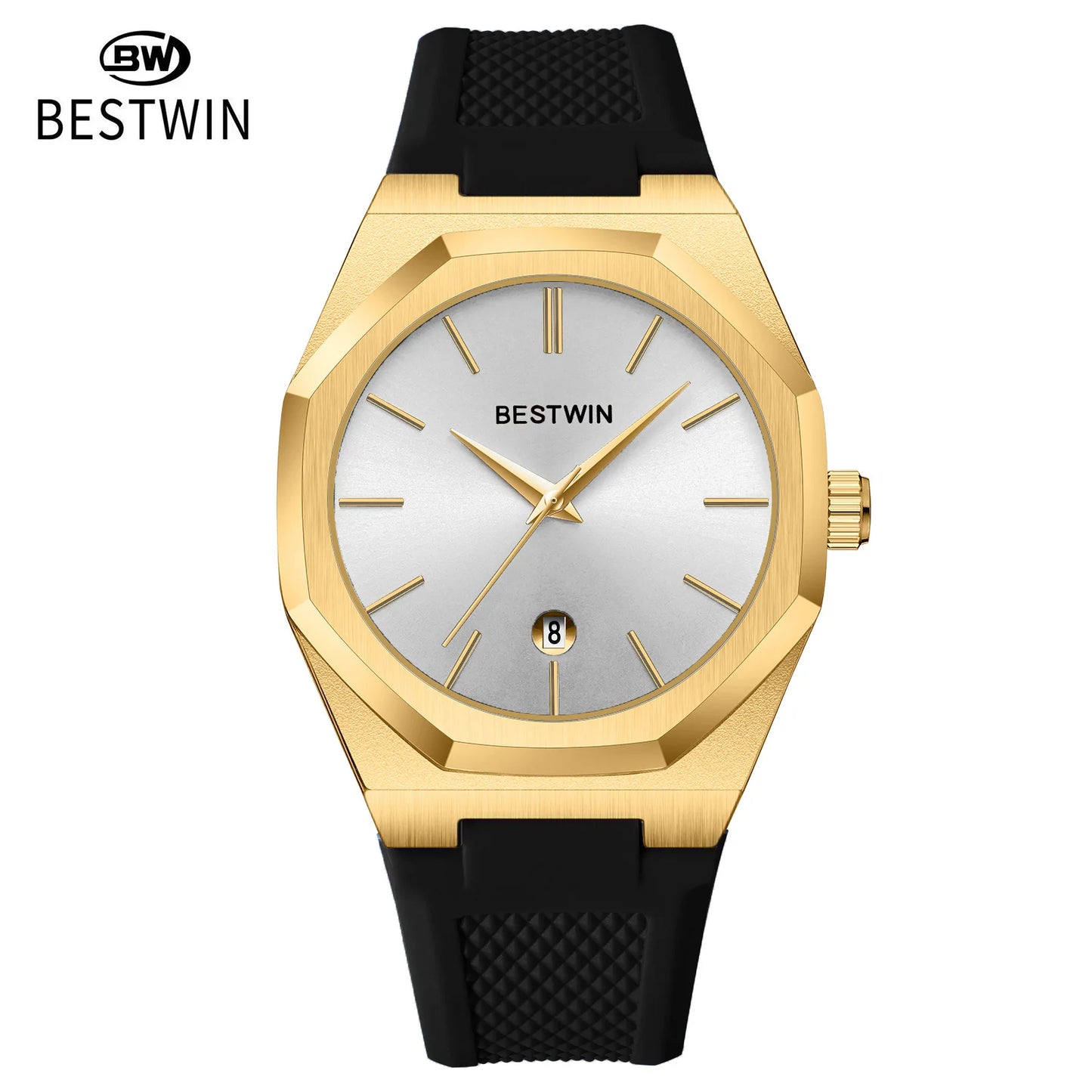 Luxury Quartz Wristwatch Silicone Strap reloj hombre Sport Watch for Man Fashion Date Original Waterproof Clock