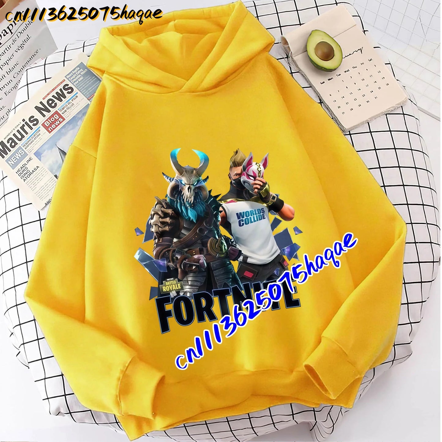 FORTNITED Children Long-sleeved Girls Boy Streetwear Boys Baby Hoodies Pullover Sweatshirt Anime Fashion Kid Clothing Tops Gift