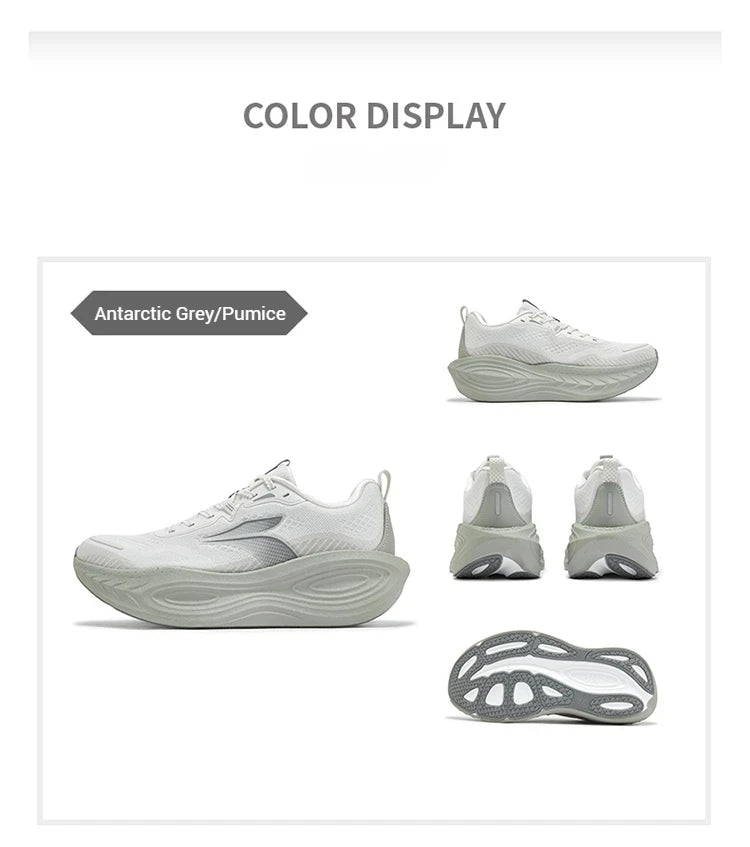 361 Degrees PopBlaze 5 Herren-Laufschuhe – Neue Dämpfung, dicke Sohle, atmungsaktiv, rutschfest, Outdoor-Jogging, Herren-Sneaker 672532212
