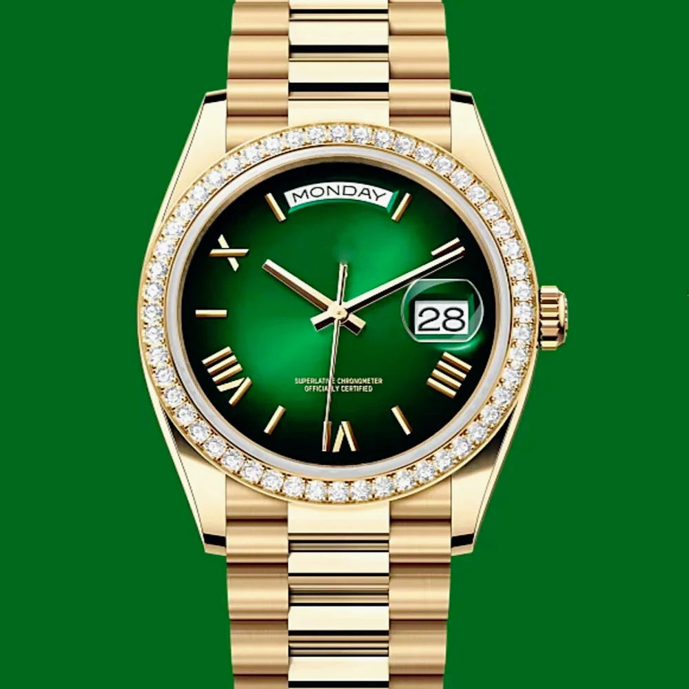 Top Grade Vintage Style 2026 VIP Luxury Watch Old Brand Week Series Fully Automatic Mechanical Multifunctional Waterproof Anti
