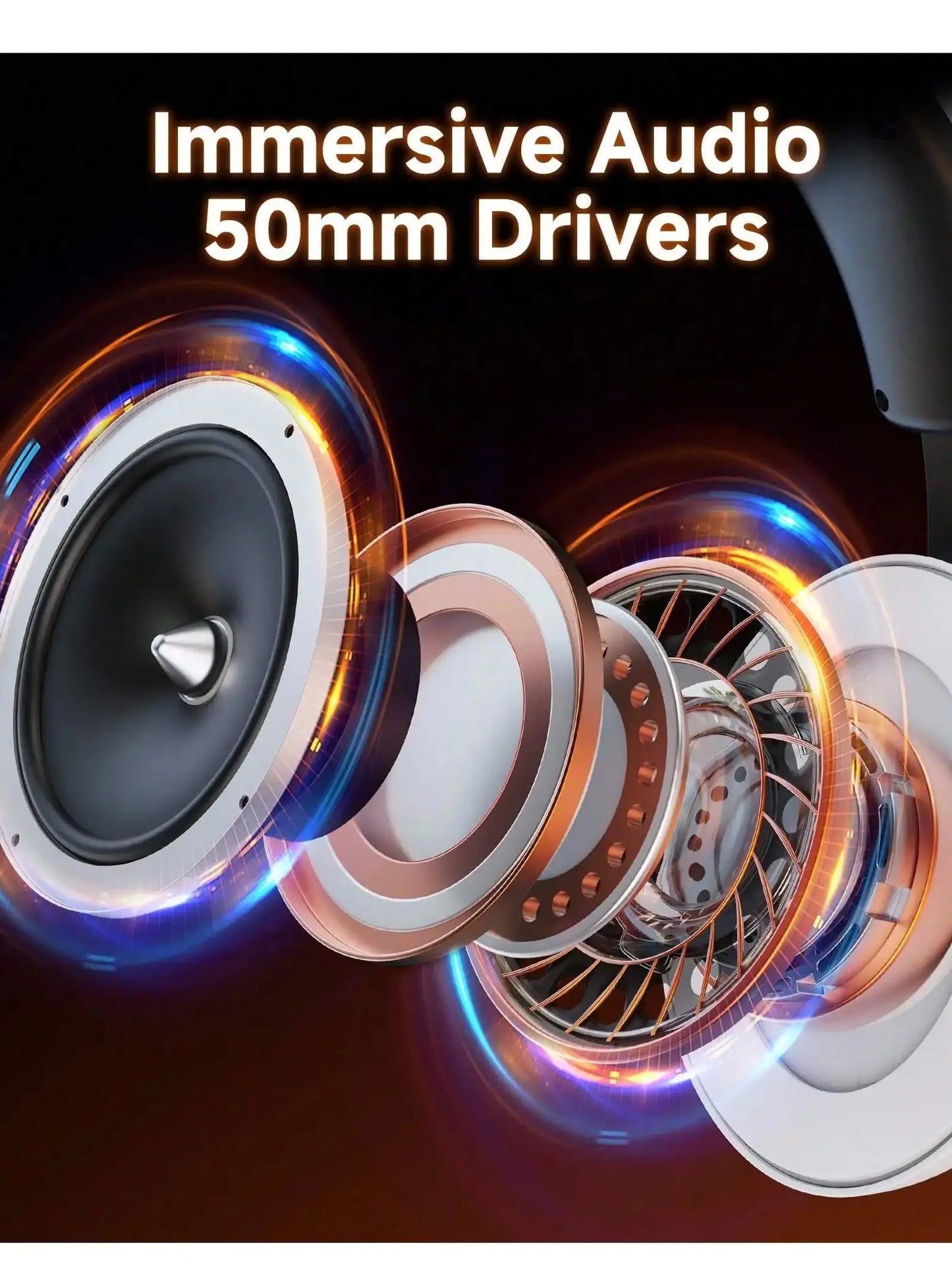 Acincai BL500 Wireless Gaming Headset with Mic for PS5,PS4,PC,Bluetooth Gaming Headphones and microphone