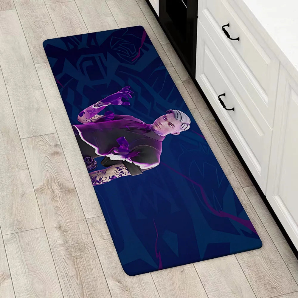 Game Fortnite Entrance Front Door Doormat Non-slip Kitchen Rug Living Room Rugs Balcony Bathroom Foot Mat Floor Mats Carpet