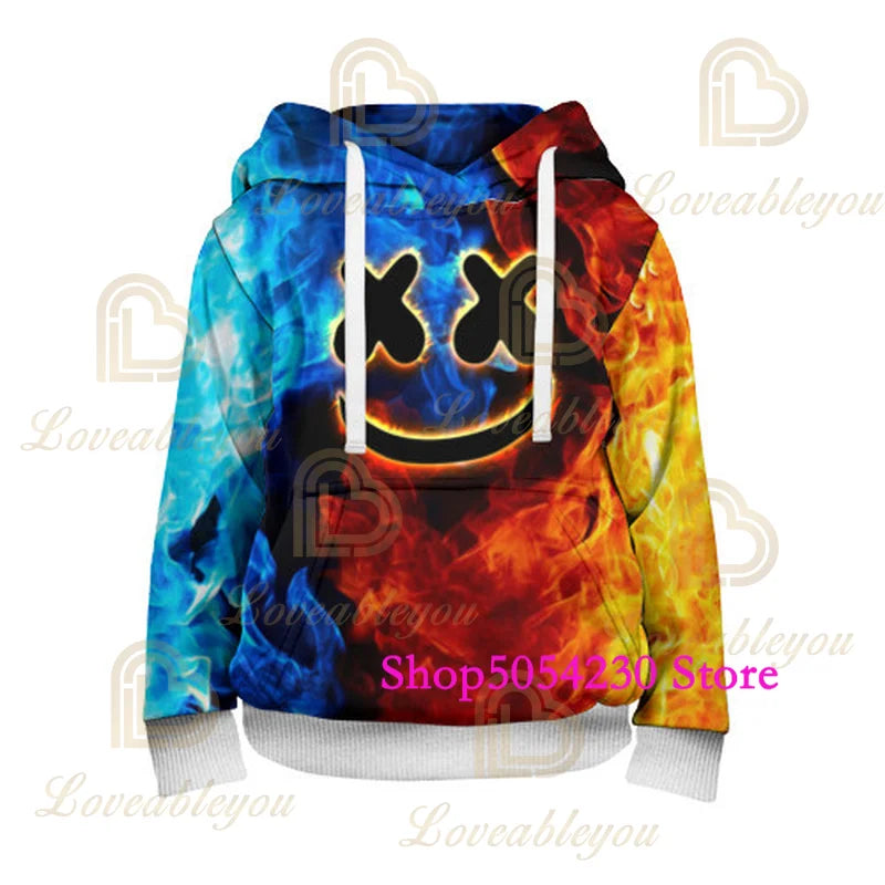 3D Printed Llama Fortnite Hoodie Battle Royale Cartoon Sweatshirts for Men And Women Game Hero Hooded Shirt for Teens