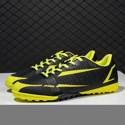 Nouveaux hommes en plein air chaussures de Football crampons pour adultes longues pointes bottes de Football formation chaussures de Sport baskets antidérapant formation unisexe