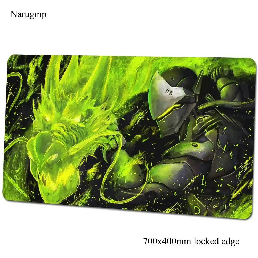 Overwatch-Mauspad 700x400x3mm, Gaming-Mauspad im Anime-Stil, personalisierte Schreibtischunterlage fürs Büro, Notebook-Desk-Mat, Geschenk für Jungen, Padmouse für PC-Gamer