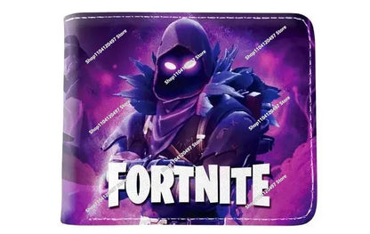 Fortnite Wallets for Kids Anime Fortnite Wallet Cartoon Card Holder Bag Leather Short Purse Fashion Folded Purses Boys Gift