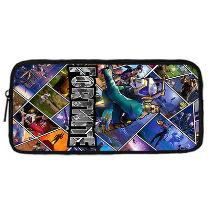 Hot Game Design Child Backpacks Shoulder Bag Pencil Case Fortnite Pupil Large Capacity School Bags for Boys Girls Best Gift