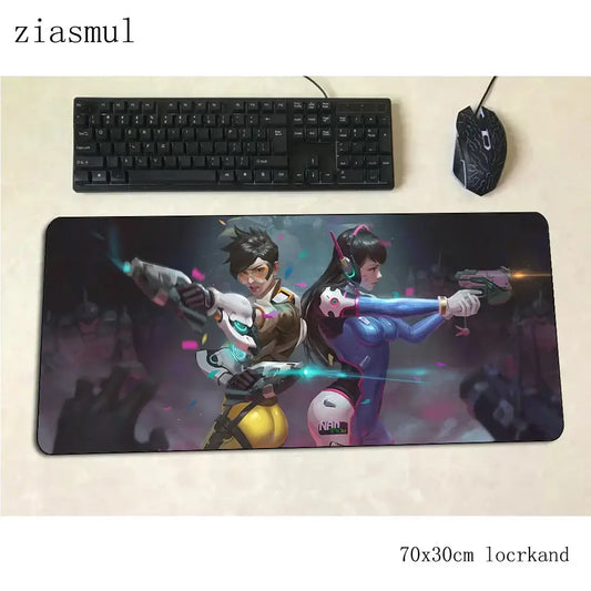 DVA-pelihiirimatto 70x30cm XL, gaming-hiirimatto PC:lle ja kannettavalle, suloinen pöytämatto pelaamiseen, joululahja pelaajalle, pelimatto, gamepad