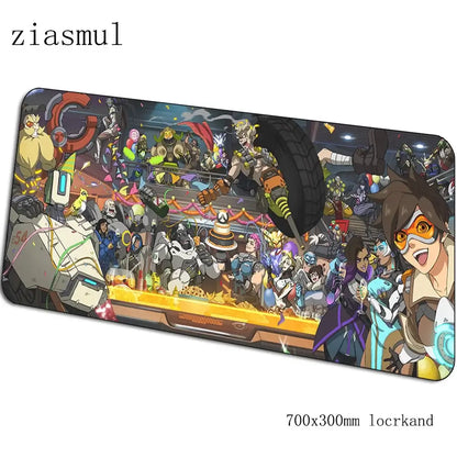 overwatch mouse pad gamer Gorgeous 70x30cm gaming mousepad pc notbook desk mat padmouse games Aestheticism gamer mats gamepad