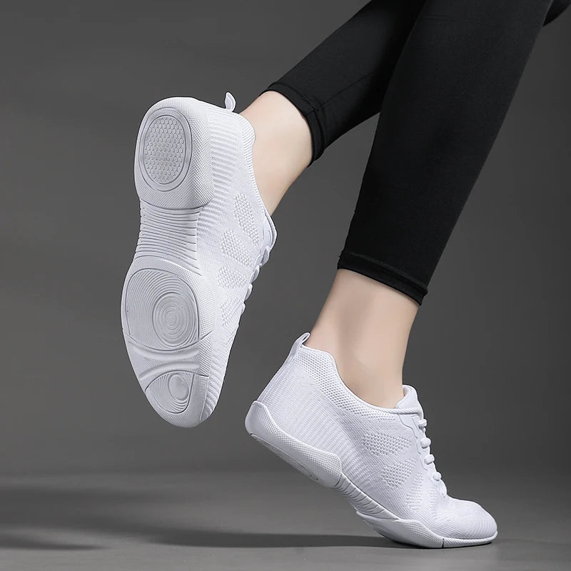 Marwoo Girls White Cheer Dance Sneakers Kids Lightweight Cheerleading Training Walking Tennis Women’s Fashion Sports Shoes 2316