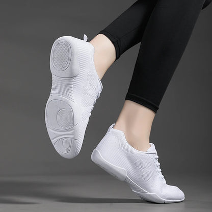 Marwoo Girls White Cheer Dance Sneakers Kids Lightweight Cheerleading Training Walking Tennis Women’s Fashion Sports Shoes 2316
