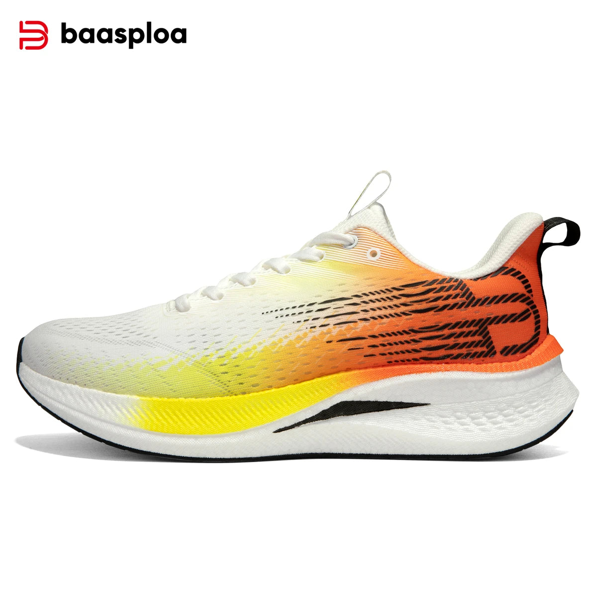 Pantofi de alergare Baasploa pentru bărbați, cu placă de carbon, amortizare profesională, antiderapant, adidași casual pentru femei, respirabili, pentru jogging și sport